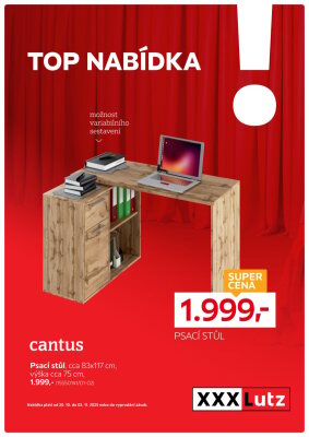 akční leták XXXLutz 20.10.2025-2.11.2025