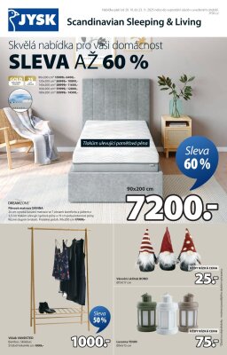 akční leták Jysk 20.10.2025-23.11.2025