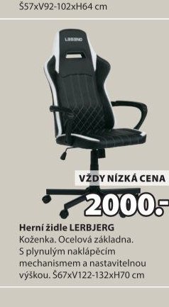 Herní židle LERBJERG