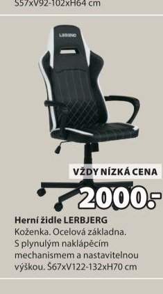 Herní židle LERBJERG