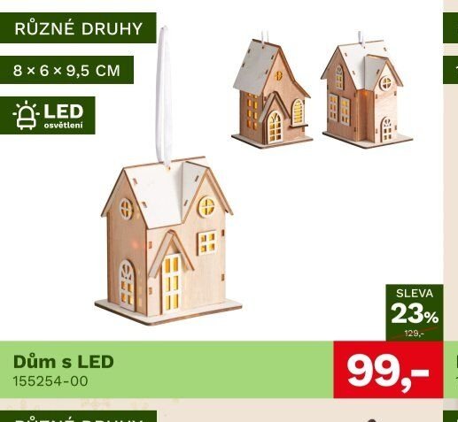 Dům s LED