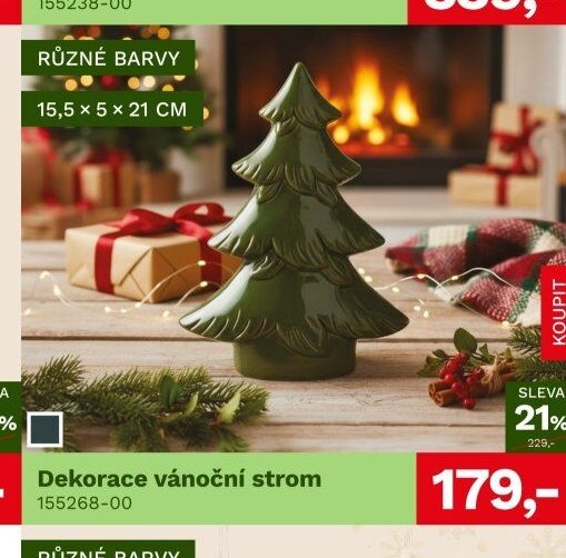 Dekorace vánoční strom