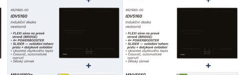 IDV5160 Indukční deska vestavná