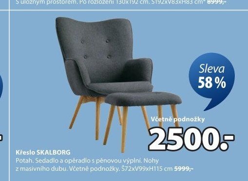 Křeslo SKALBORG