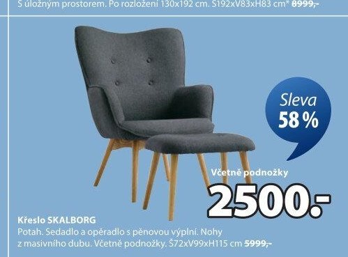 Křeslo SKALBORG