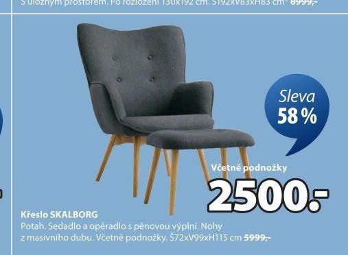 Křeslo SKALBORG