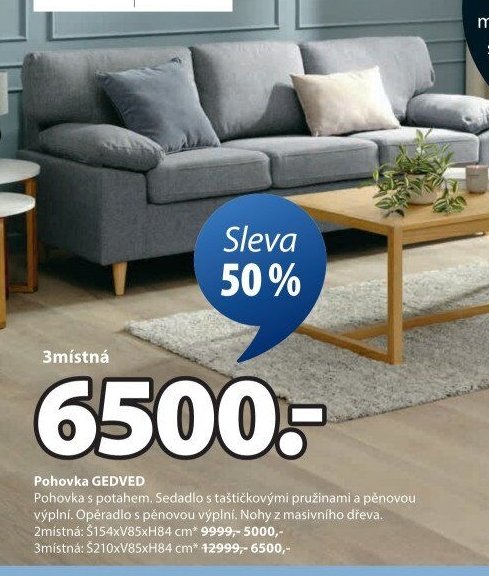 Pohovka GEDVED 3místná