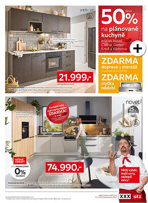 akční leták XXXLutz 3.11.2025-16.11.2025