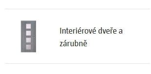 Interiérové dveře a zárubně