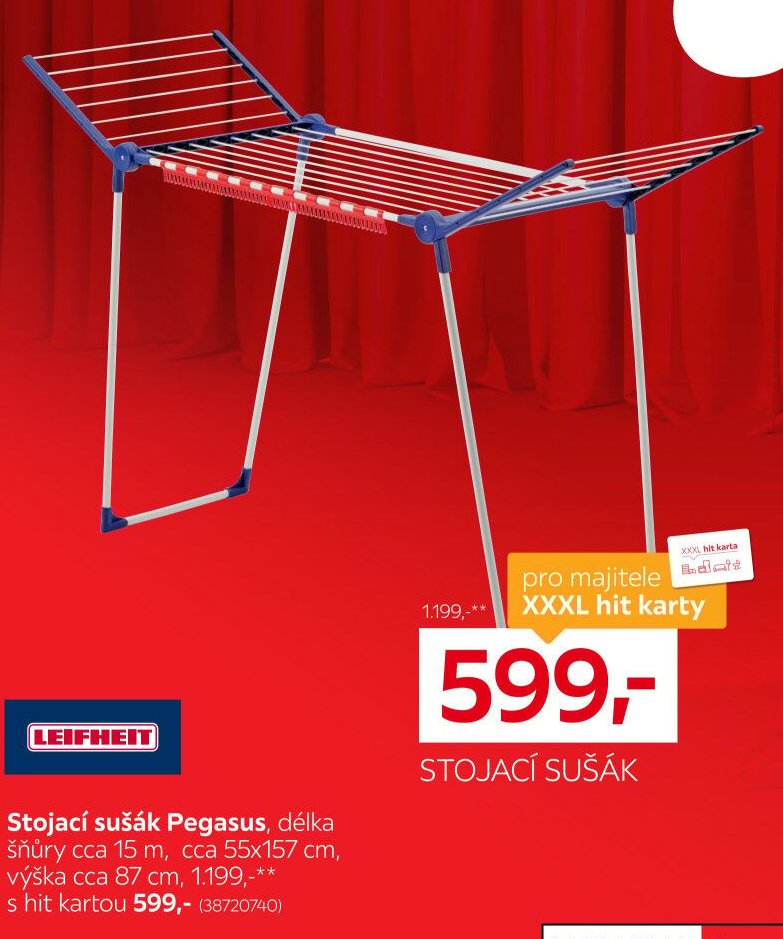 Stojací sušák Pegasus