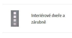 Interiérové dveře a zárubně