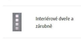Interiérové dveře a zárubně