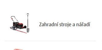 Zahradní stroje a nářadí