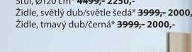 Židle, tmavý dub/černá