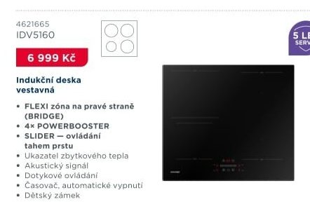 Indukční deska vestavná IDV5160
