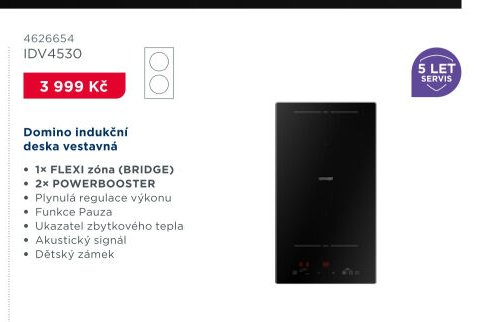 Domino indukční deska vestavná IDV4530