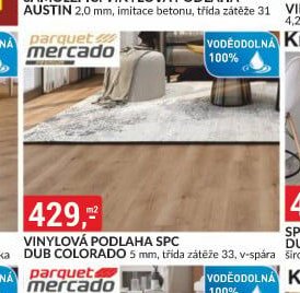 VINYLOVÁ PODLAHA SPC DUB COLORADO