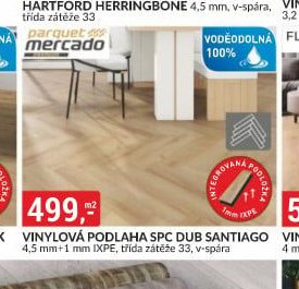VINYLOVÁ PODLAHA SPC DUB SANTIAGO