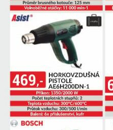Horkovzdušná pistole AE6H200DN-1