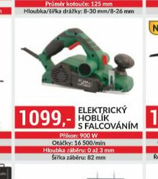 Elektrický hoblík s falcováním