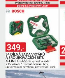 34 dílná sada vrtáků a šroubovacích bitů X-LINE CLASSIC
