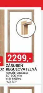 ZÁRUBEŇ REGULOVATELNÁ