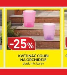 KVĚTINÁČ COUBI NA ORCHIDEJE