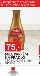 MILL PARFÉM NA PRÁDLO 750 ml