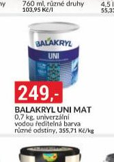 BALAKRYL UNI MAT 0,7 kg