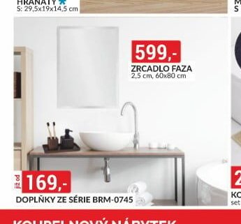ZRCADLO FAZA 2,5 cm, 60x80 cm