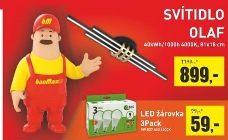 Stropní LED svítidlo Olaf