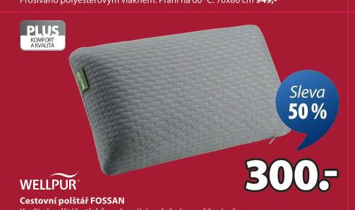 Cestovní polštář FOSSAN