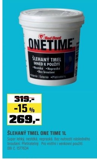 ŠLEHANÝ TMEL ONE TIME 1L