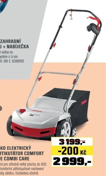 AL-KO ELEKTRICKÝ VERTIKUTÁTOR COMFORT 38 E COMBI CARE