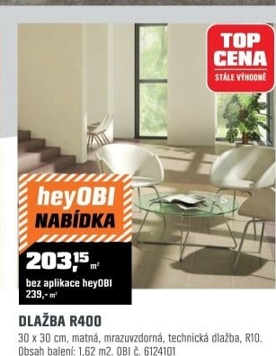 DLAŽBAR400BROWN 1,62m2
