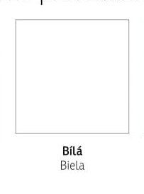Bílá