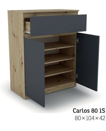 Komoda Carlos 80 1S 2D