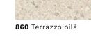 Pracovní deska Terrazzo bílá