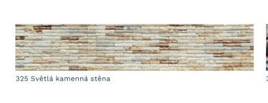 325 Světlá kamenná stěna