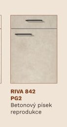 RIVA 842 PG2 Betonový písek reprodukce