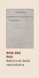 RIVA 892 PG2 Betonově šedá reprodukce