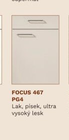 FOCUS 467 PG4 Lak, písek, ultra vysoký lesk