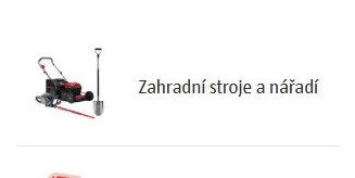 Zahradní stroje a nářadí