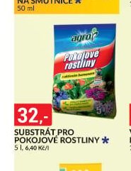SUBSTRÁT PRO POKOJOVÉ ROSTLINY