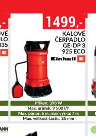 Kalové čerpadlo GE-DP 3 925 ECO