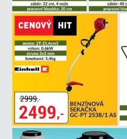 Benzínová sekačka GC-PT 2538/1 AS