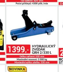 HYDRAULICKÝ ZVEDÁK GRH 2/330 L