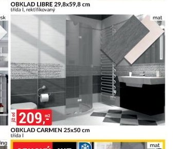 OBKLAD CARMEN 25x50 cm