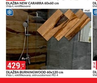 DLAŽBA BURNINGWOOD 60x120 cm