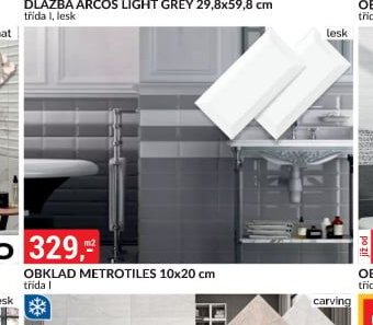OBKLAD METROTILES 10x20 cm